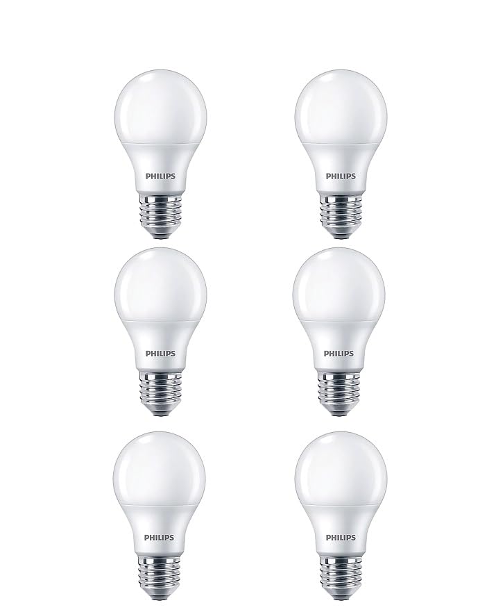 Philips Led Dimmable A19 Light Bulb With Warm Glow Effect 800-Lumen, 2200-2700-Kelvin, 9.5-Watt (60-Watt Equivalent), E26 Base, 