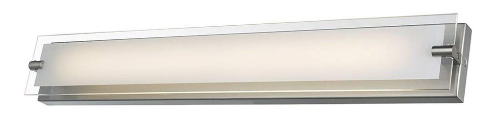 Abra Lighting Abra 20027WV-BN Transitional LED Vanity from Blaze Collection in Pewter, Silver Finish, Brushed Nickel