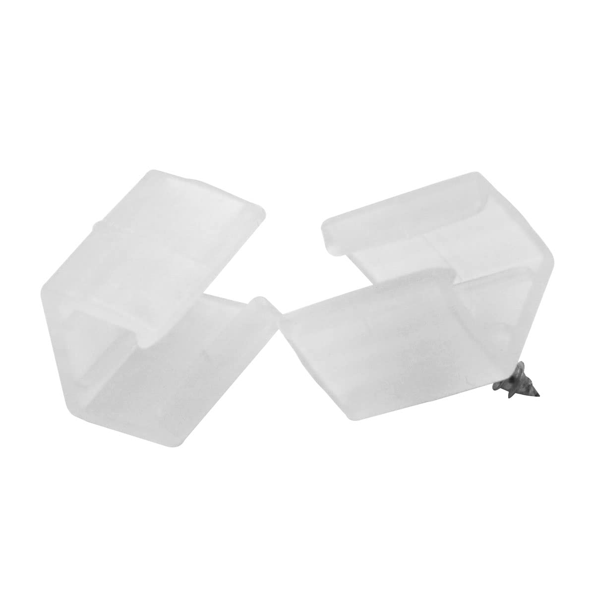 Dghaop 80Pcs Led Strip Light Clips Flexible Light Strip Fixing Card With Screws For 8-10 Mm(0.31&quot;-0.39&quot;) Wide Waterproof Strip Light