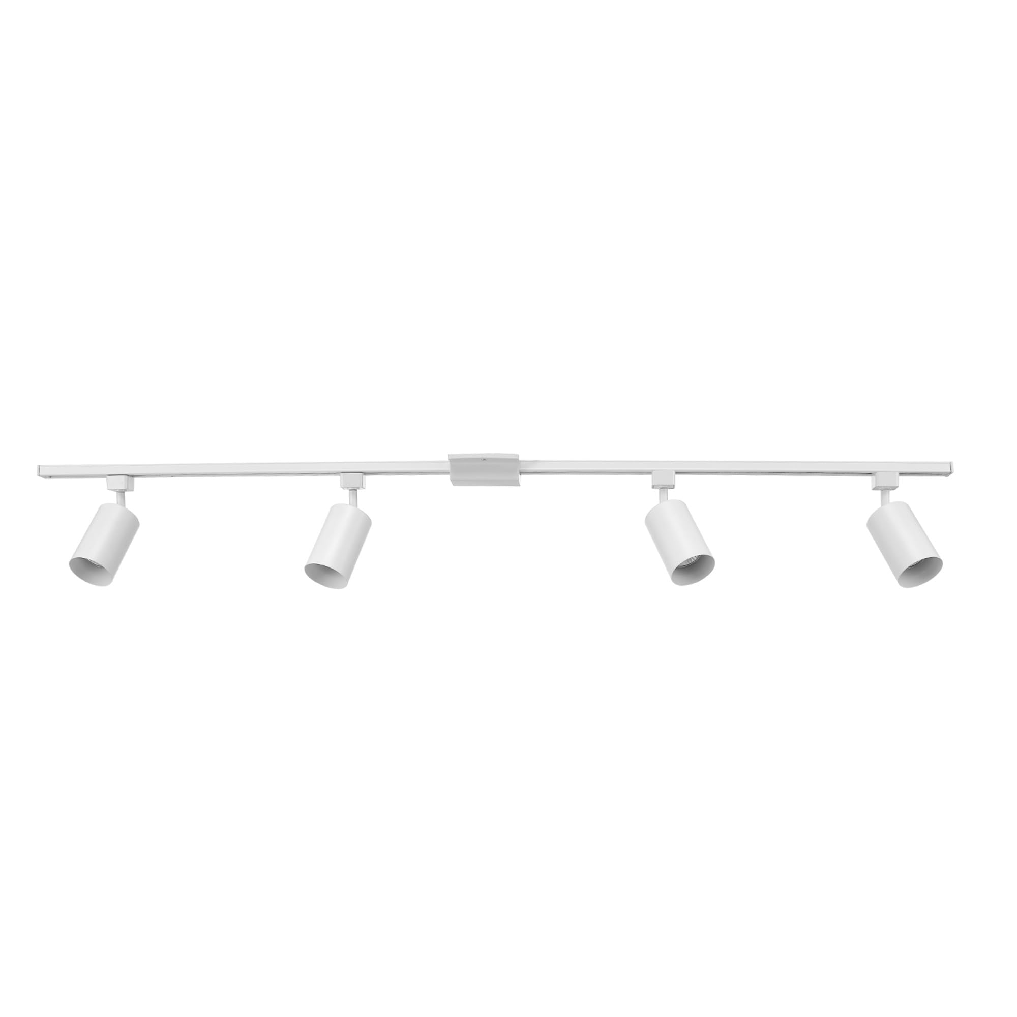 Globe Electric 59740 Tribeca 4-Light Track Lighting Kit, Metal, 56in, Matte White