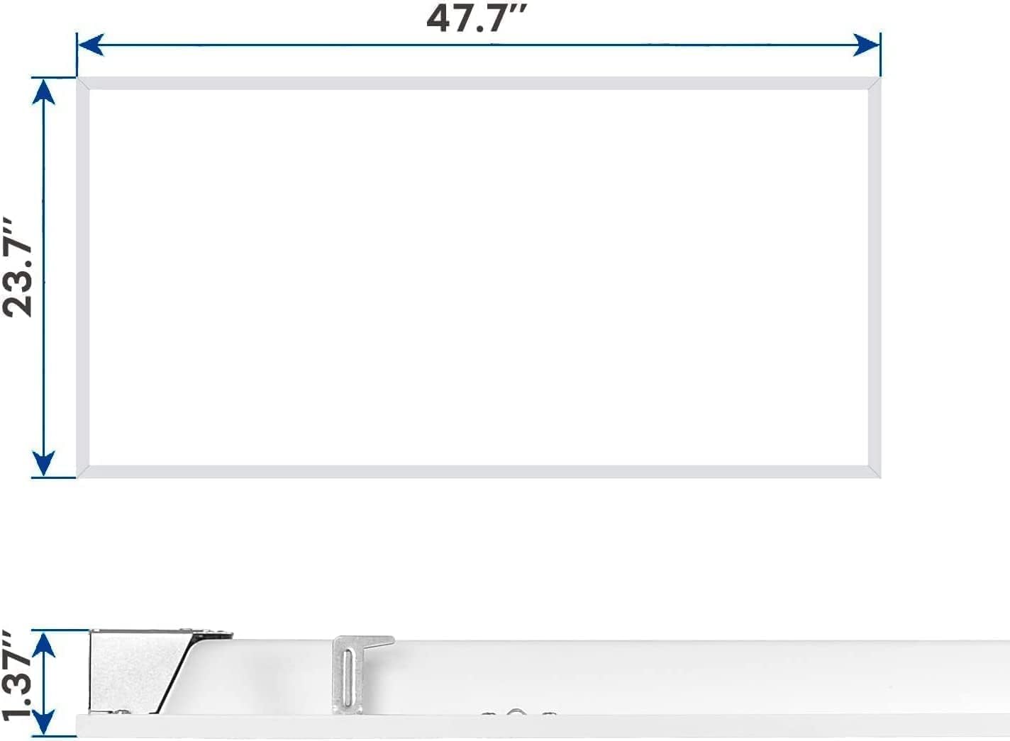 2X4 Ft Led Light Flat Panel, 40/50/60W, Color Temperature Selectable 3K | 4K | 5K, Dimmable Recessed Drop Ceiling Lights, 5000/6250/7500 Lumens, Lay Fixture Office (2X4 Ft Led 16 Pack)