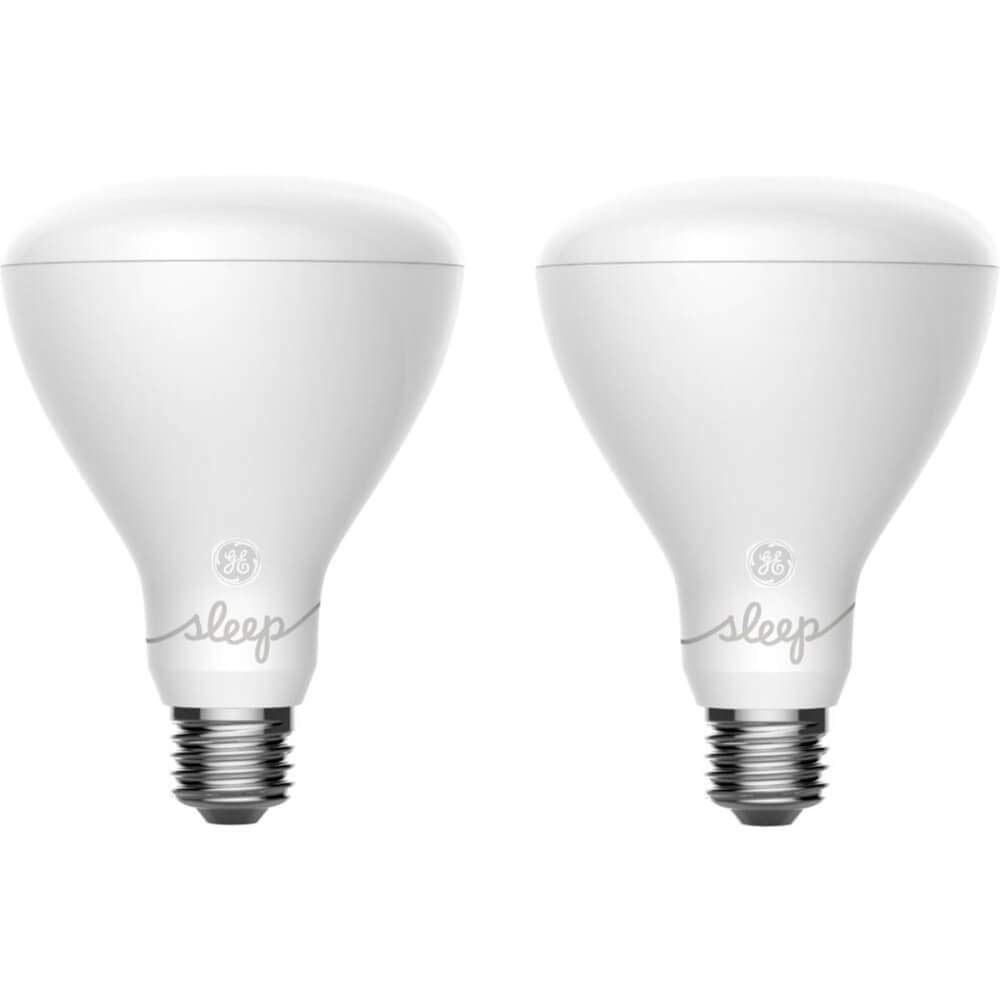 GE 93096424 C-Sleep BR30 Bluetooth Smart LED Light Bulb (2 Pk.)