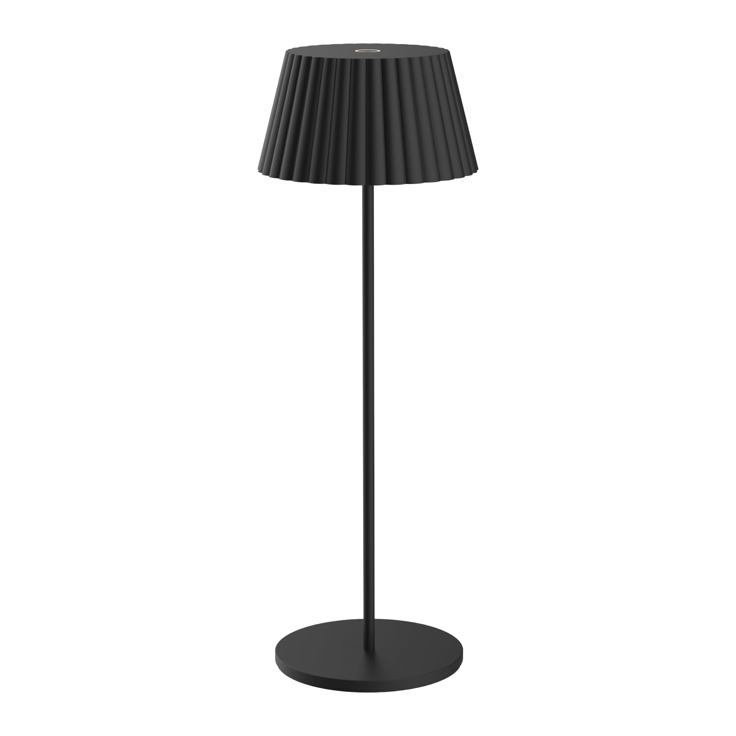 Newhouse Lighting Raven, Black 2700K Dimmable Cordless USB-C Rechargeable Table Lamp NHTL-RA-BLK, Cordless Desk Lamp for Living 