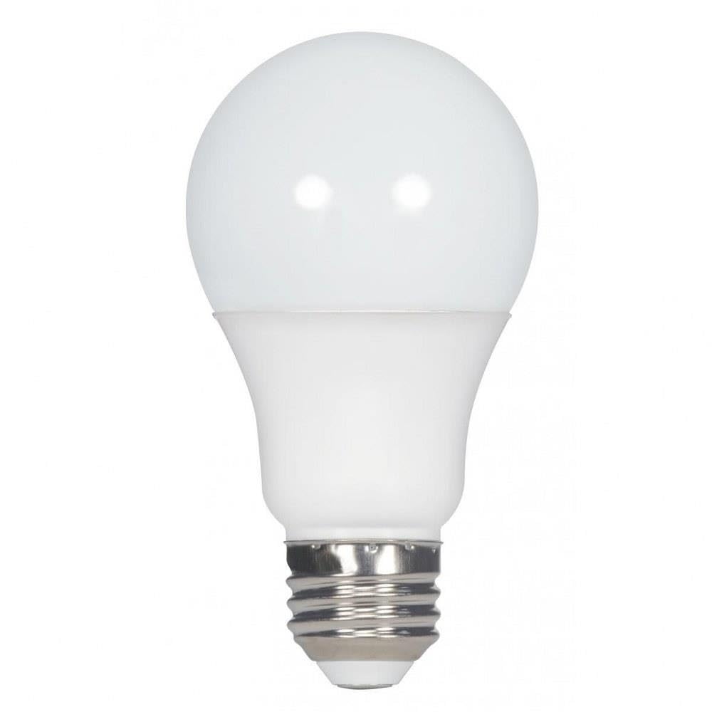 Satco Medium Light Bulb S29699, Frosted White, 4.19 inches, Glass