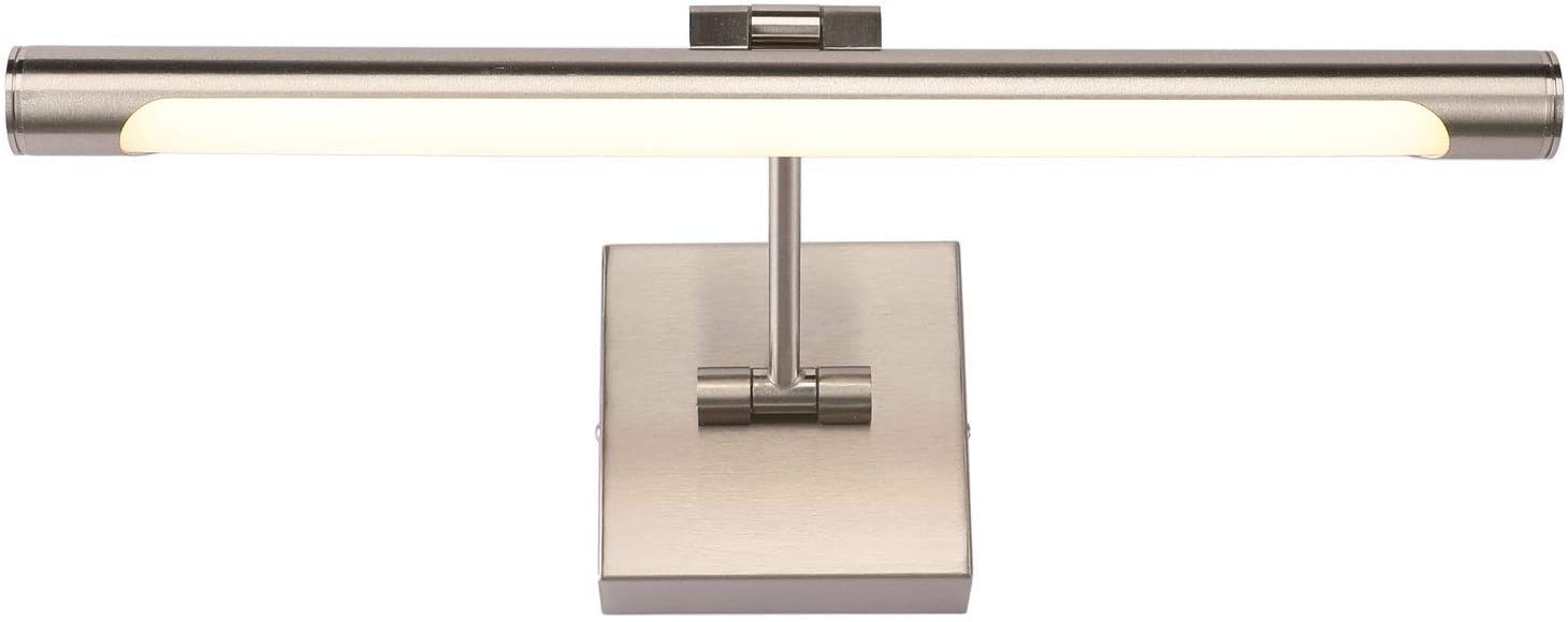 Joosenhouse 16.54&quot; Dimmable Led Picture Light, Metal Wall Lamp, 3000K Warm White, Nickel