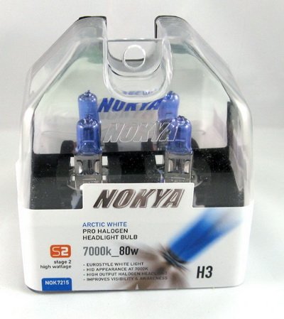 Nokya Arctic White H3 Car Headlight Bulb (S2) Nok7215 .