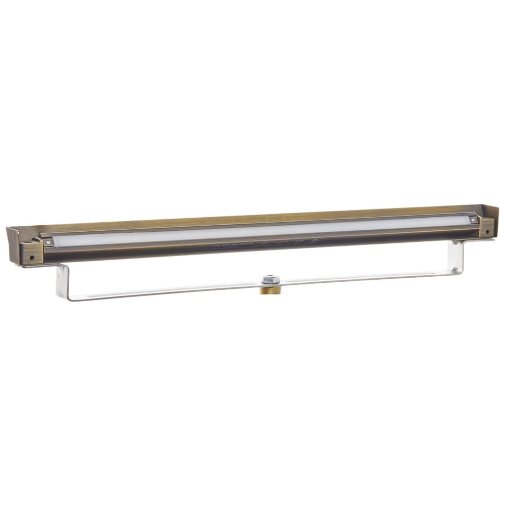 Volt 12V 11W 18'' Cast Brass (Bronze) 360-Degree Rotatable 2700K Warm White Led Hardscape Light (425 Lumens) With Mounting Brack