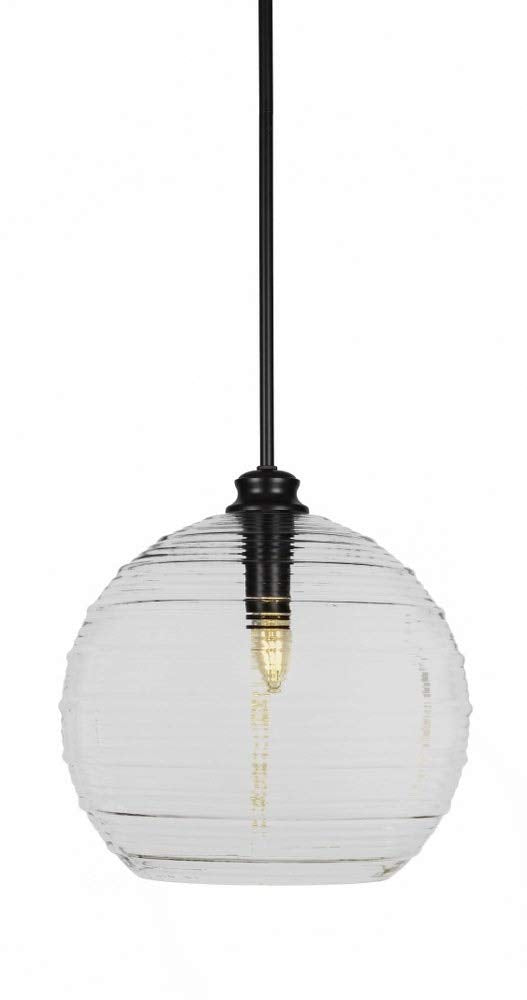 Malena 1 Light Pendant in Matte Black (70-MB-5140)
