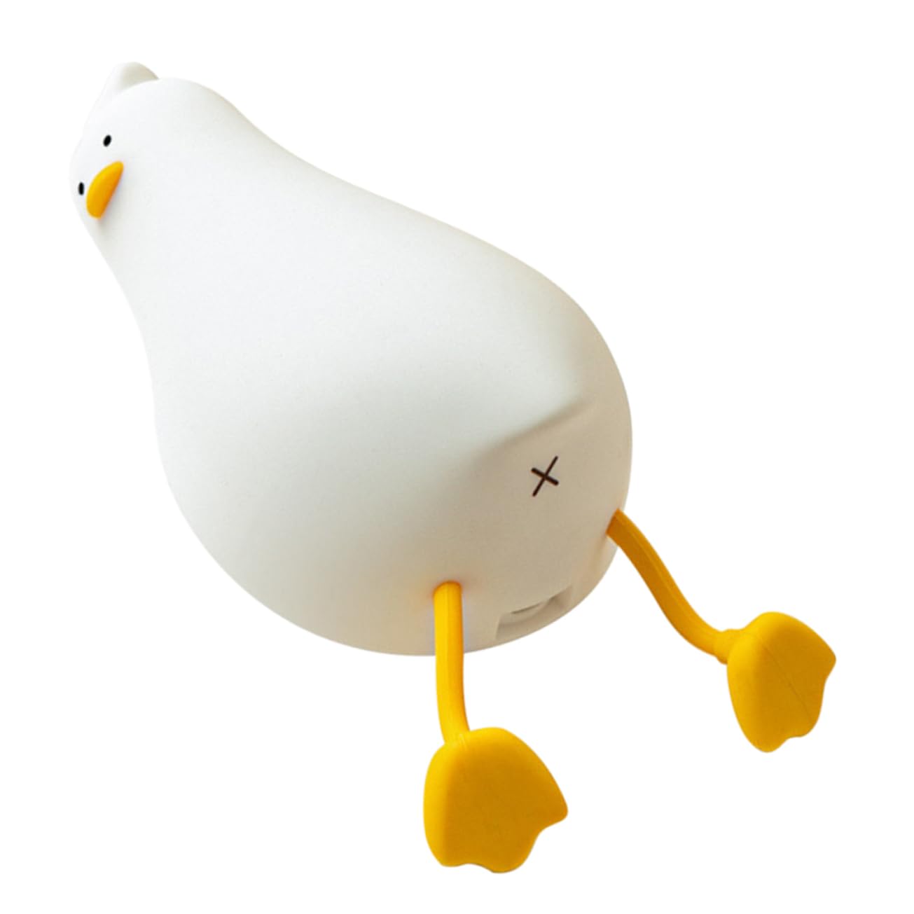 HAPINARY Silicone Cartoon Night Light for Boy Girl Brightness USB Rechargeable Bedside Lamp Cute Led for Room Warm Relaxing Glow