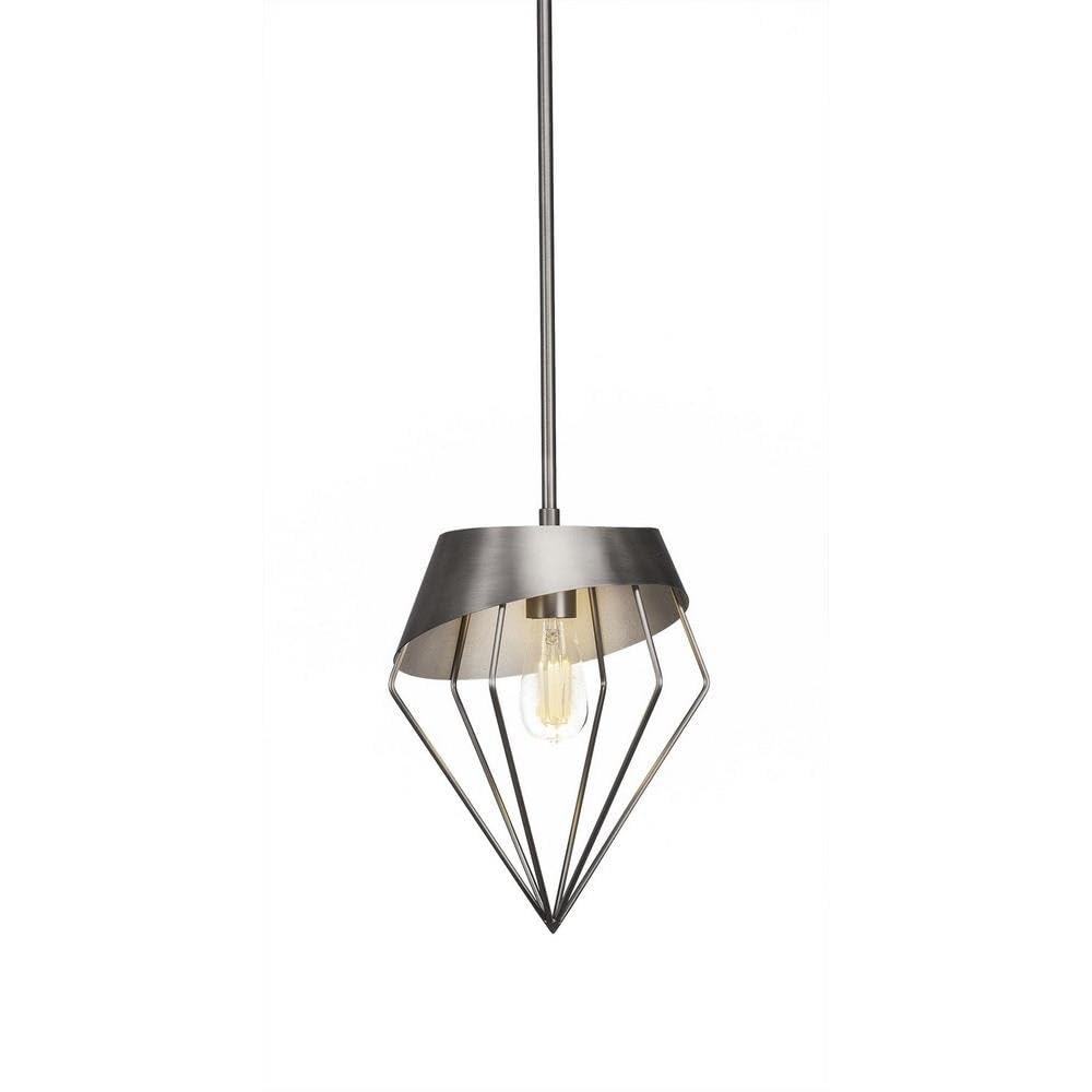 Toltec Lighting 1502-Bn-Led18C Neo 1 Light Stem Pendant Amber Antique Led Bulb