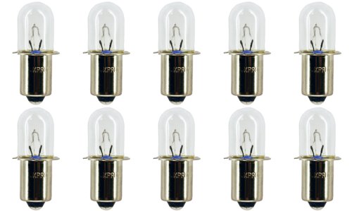 CEC Industries XPR19 Bulbs, T-3.25 Shape, 19.2V, 11.52W, P13.5s Base, Box of 10