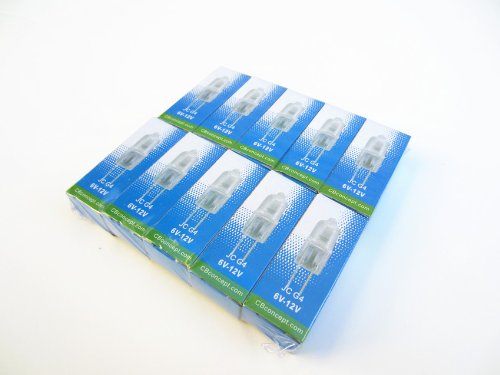 Cbconcept 10Xg412V20W G4 Jc Halogen Light Bulb,20-Watt,12-Volt, 10 Bulbs