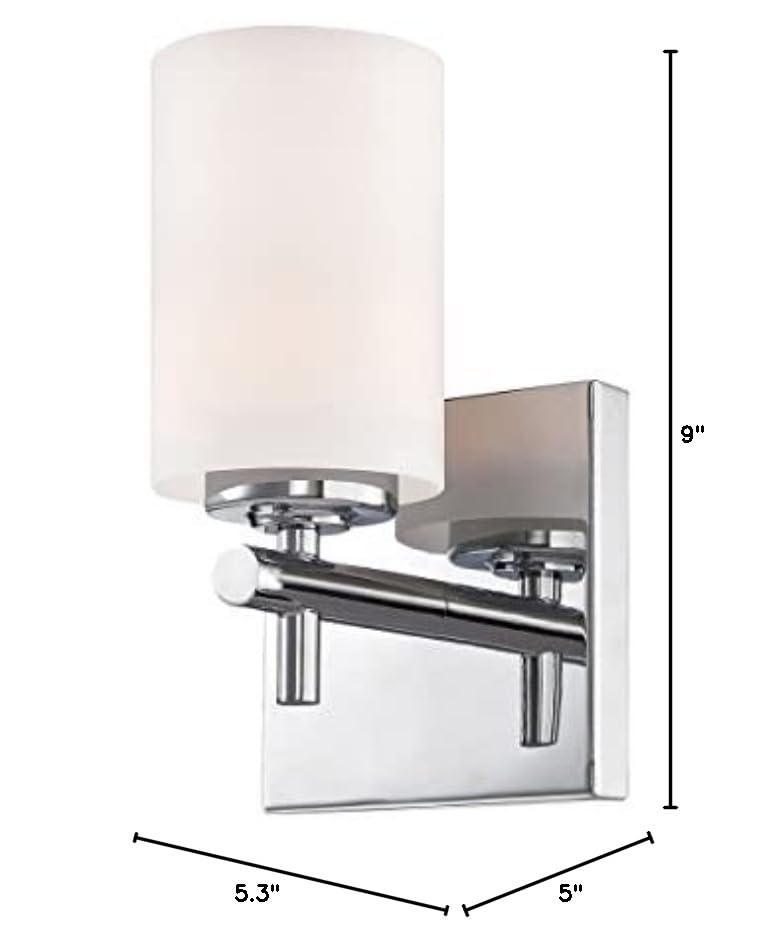 Elk Lighting Bv6031-10-15 Chrome Vanity Light Fixture - 9X1X5" Metal Design
