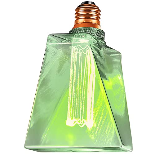 Next Glow Green Led Vintage Bulb 3.5W Dimmable E26 Medium Base - Warm Light For Holidays & Halloween