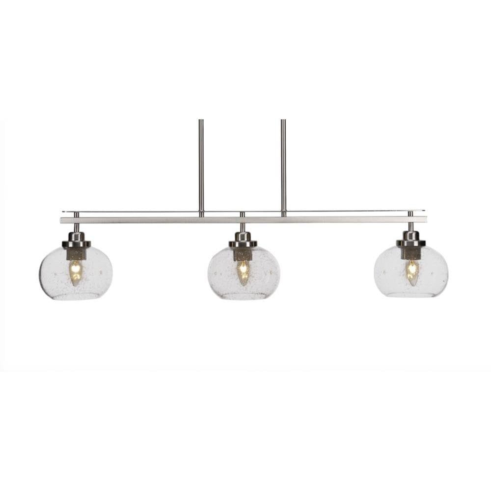 Odyssey 3 Light Island in Brushed Nickel (2636-BN-202)