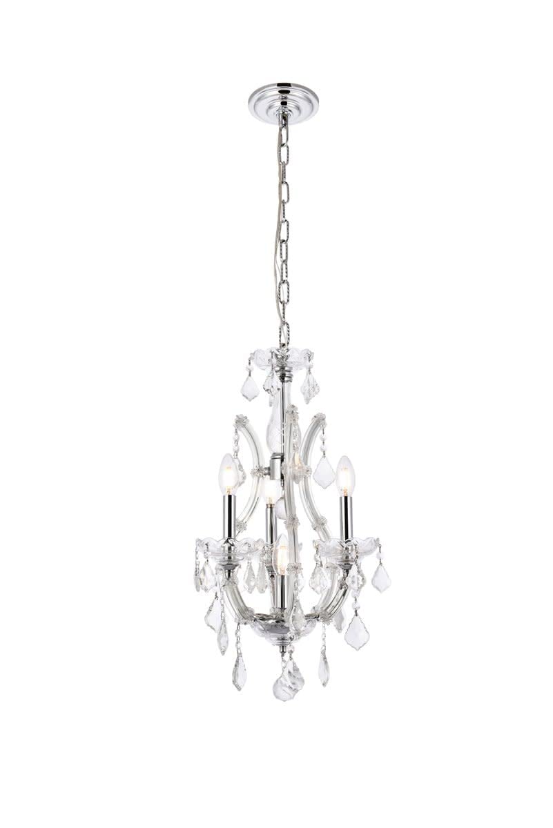 Elegant Lighting 2800D12G/Rc Royal Cut Crystal, 12" X 22"