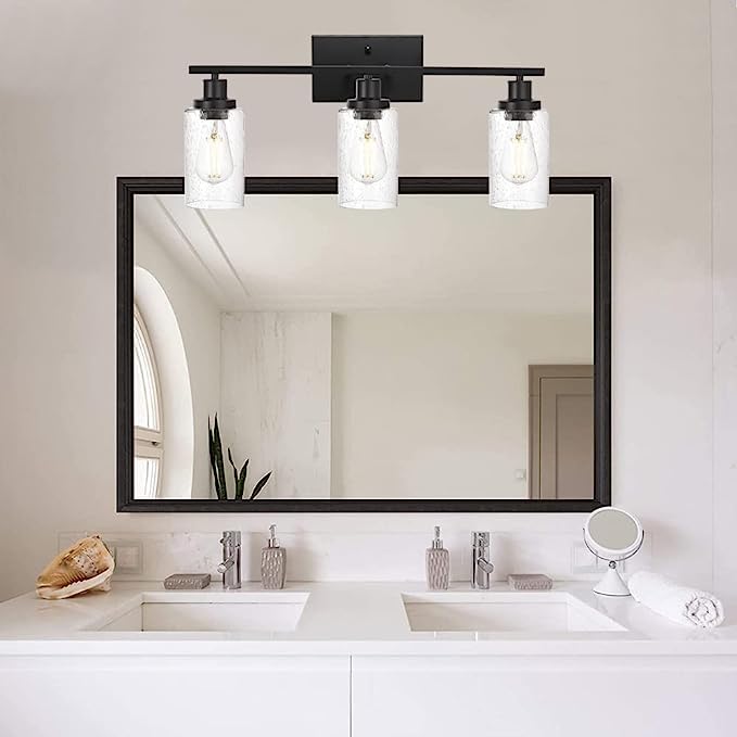 6-Pack Seeded Glass Lamp Shade Replacements, 5.9In Height, 3.9In Diameter, 1.7In Fitter, Cylinder Bubble Glass Shade Covers, See