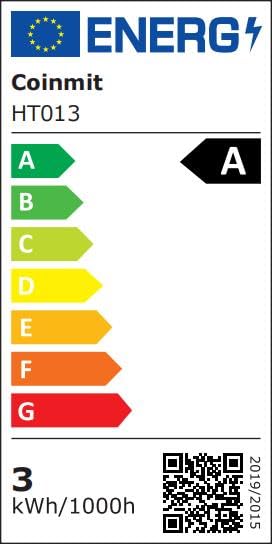 Coinmit Led Bottle Lamp 2 Pack - 5500Mah Portable Cordless Light, Ip54 Waterproof, Black, Model Ht013