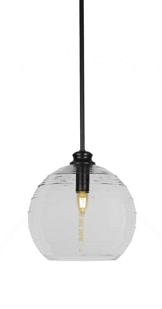Malena 1 Light Pendant in Matte Black (71-MB-5130)