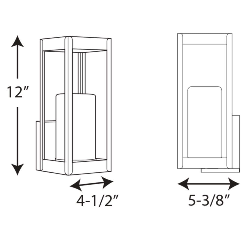 Progress Lighting P560039-031 Patewood Outdoor, Black