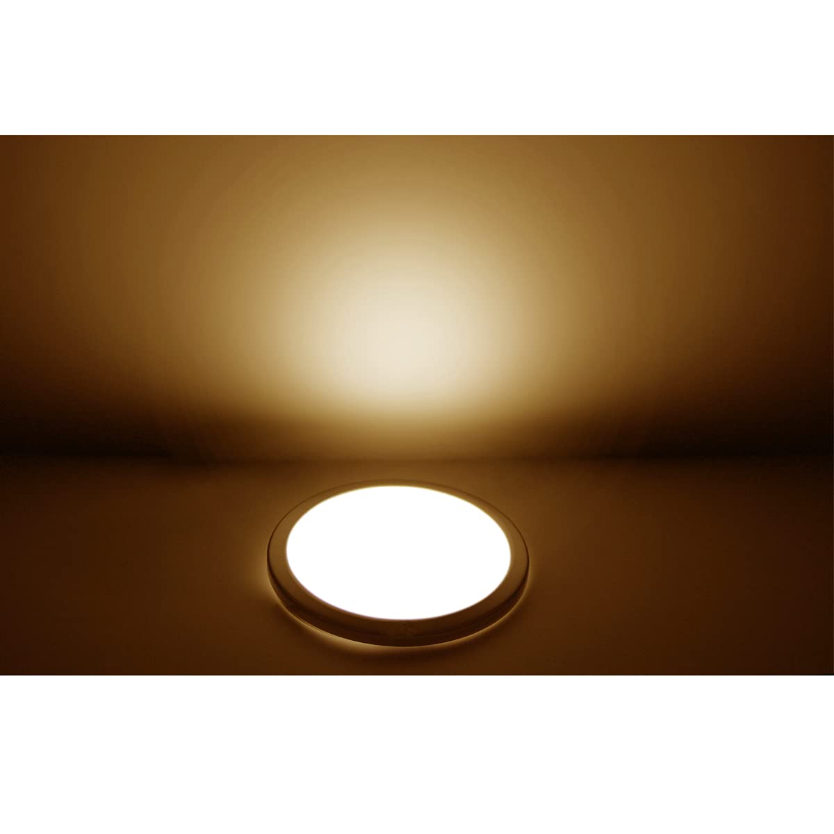 Dream Lighting RV Light - 12 Volt LED Ceiling Light, 800 Lumens, 8.5 Inch, Warm White 3000K, Surface Mount, Model 616905W, Aluminum
