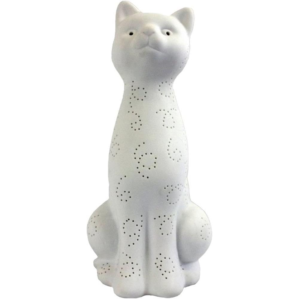 All The Rages Simple Designs Porcelain Table Lamp Kitty Cat