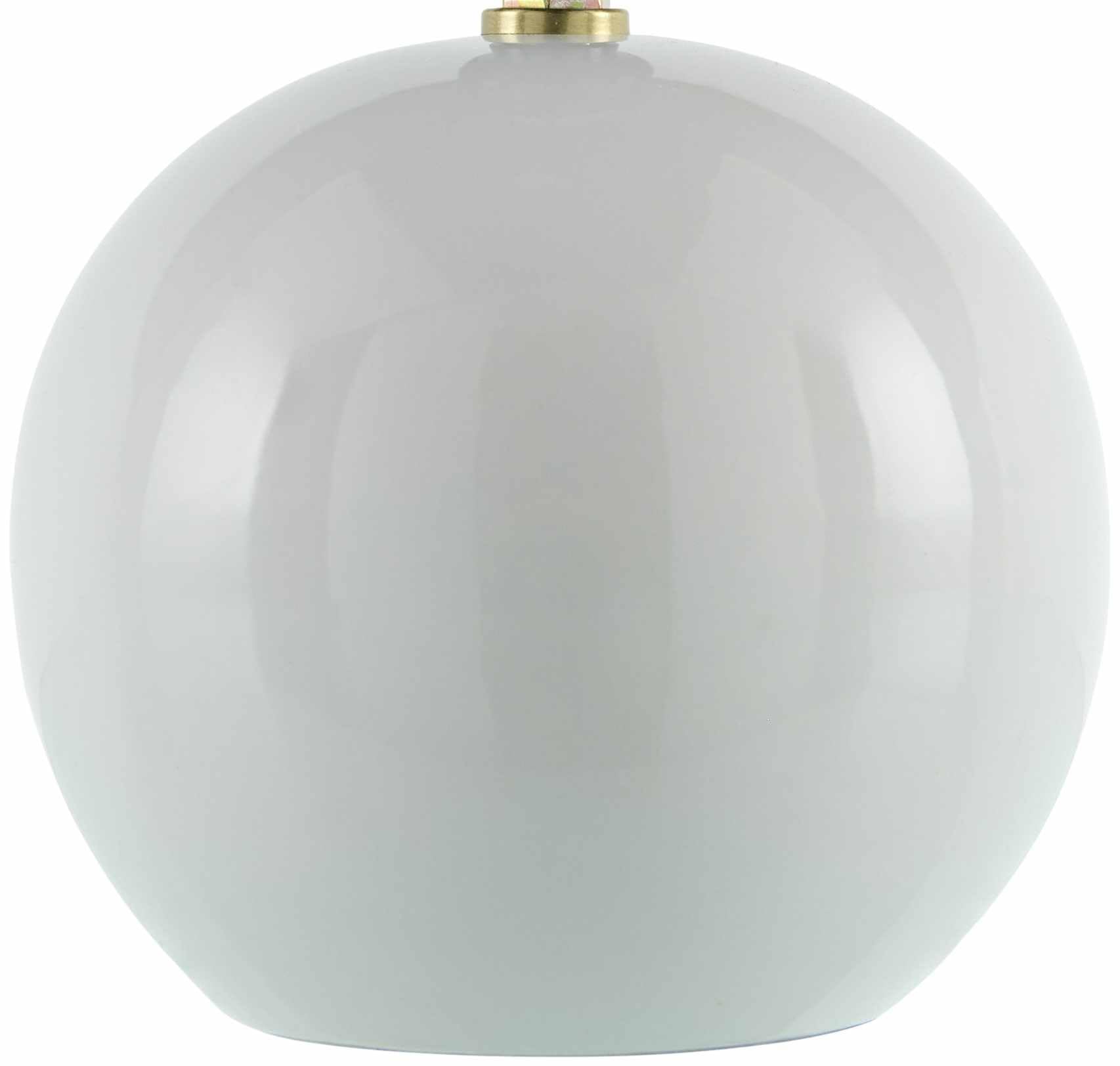 Boutiquerugs Shcheglovo Boho Ceramic Bedside Table Lamp For Bedroom Nightstand - End Side Lighting For Living Room - Light Gray