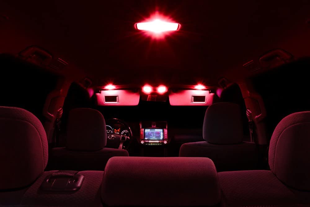 Xtremevision Interior Led For Scion Fr-S Frs 2013-2015 (10 Pieces) Red Interior Led Kit + Installation Tool