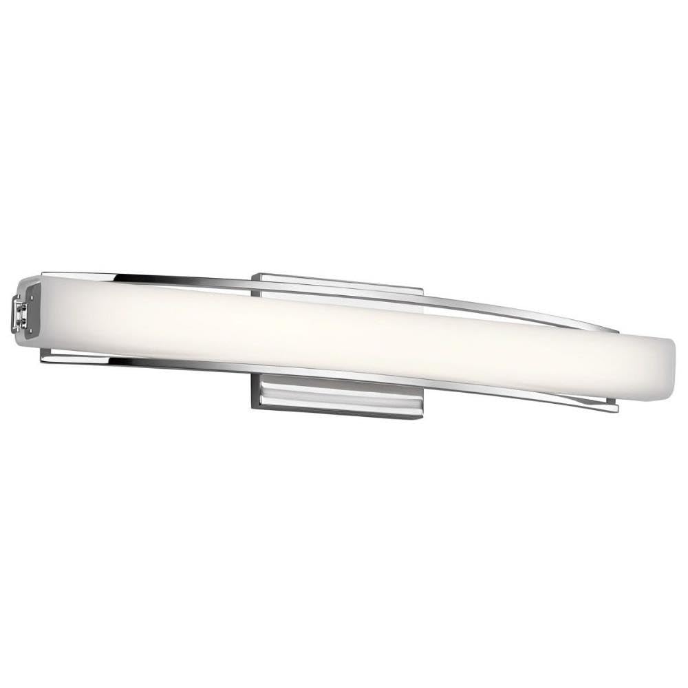 Elan 83758 Rowan Vanity, 1 Light LED 42 Watts, Chrome
