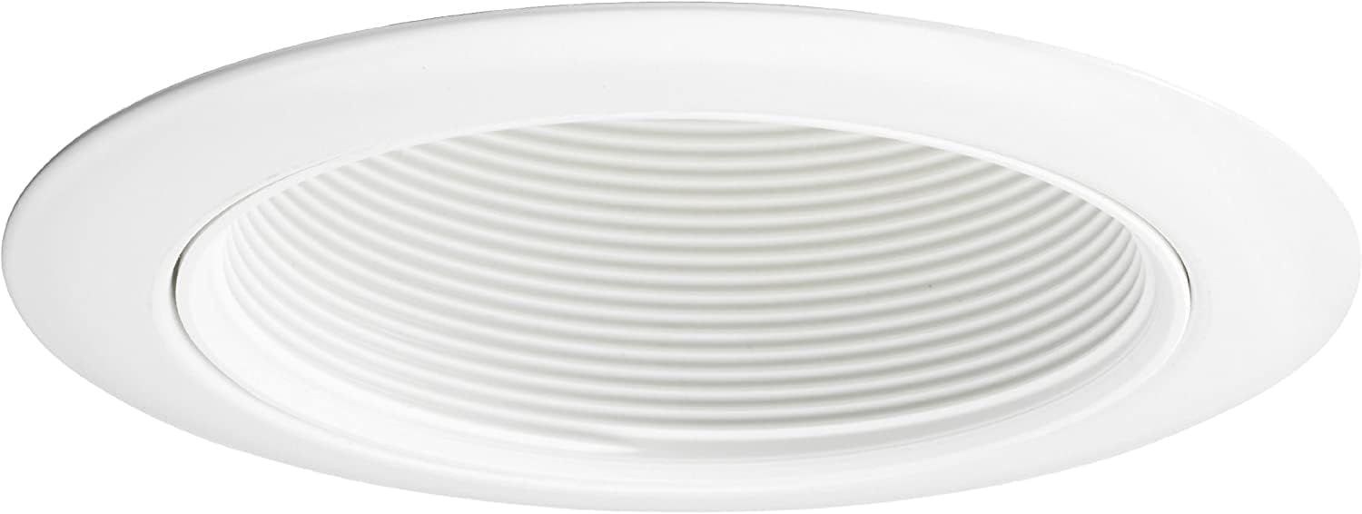 Juno Lighting Contractor Select 24W-Wh 6-Inch Tapered Recessed Light, Downlight Baffle White With White Trim