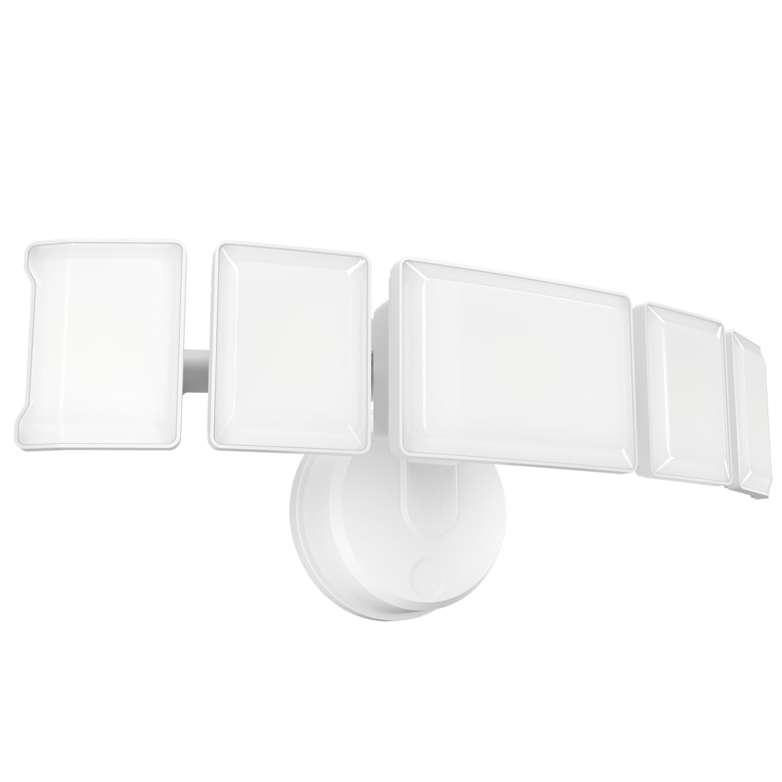 Olafus 100W LED Flood Light, 10000LM, IP65 Waterproof, 5 Adjustable Heads, 6500K, Model 5-LBA100M, White