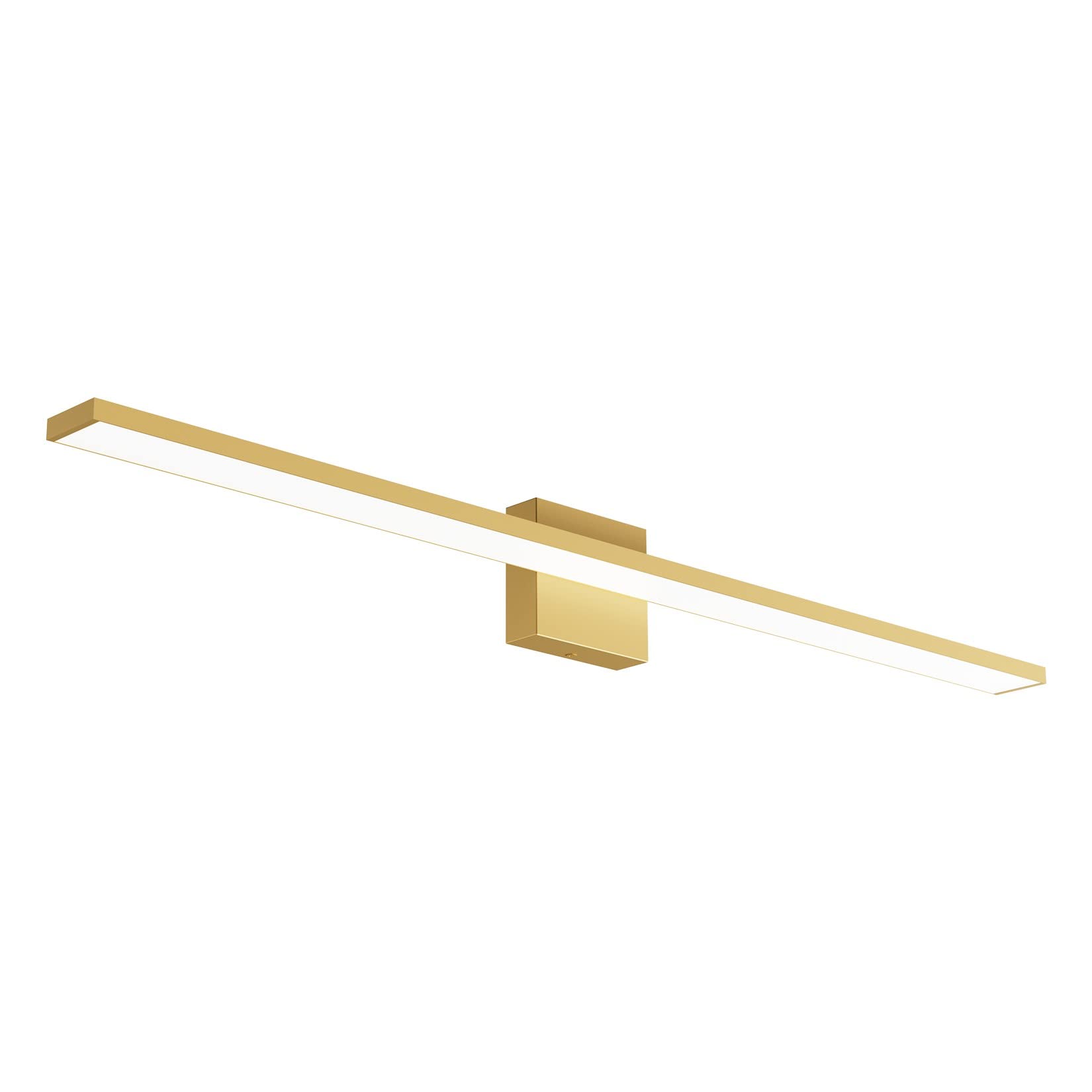 Ralbay Modern LED Vanity Light 38W Frosted Aluminum 40 inch Gold Wall Fixture 6000K for Bathroom Over Mirror
