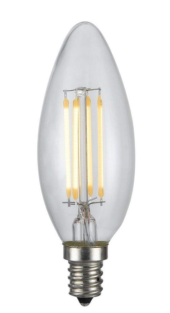 Led Edison Bulb, 4W, 22K, E12 Socket Base