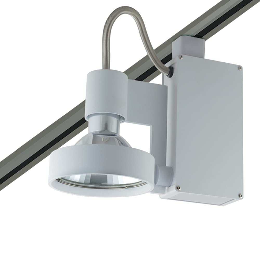 Jesco Lighting Hmh701T6Fl70W Contempo 701 Series Metal Halide Track Light Fixture, T6 36-Degree Flood, 70 Watts, White Finish