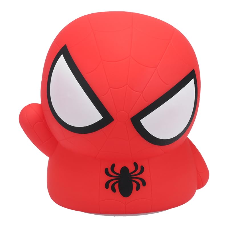 Paladone Spiderman Squishy Lamp - Official Disney Desk Light, Multicolor, One Size, Model 13692, Perfect for Gaming Room and Bedroom Decor