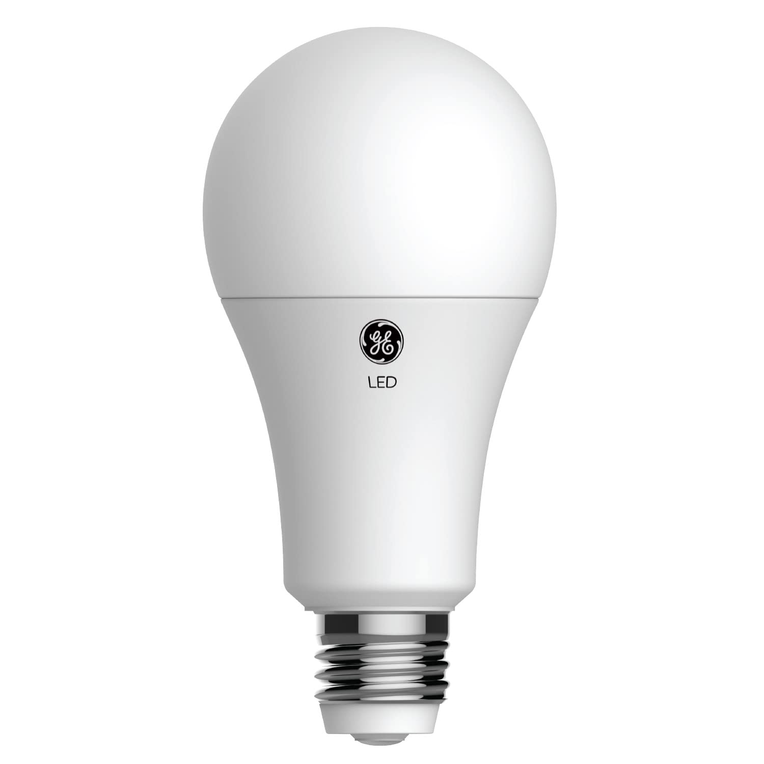GE 3-Way LED Light Bulb A19, 5/10/19 Watt Equivalent, Soft White, Medium Base, 1 Count, Glass