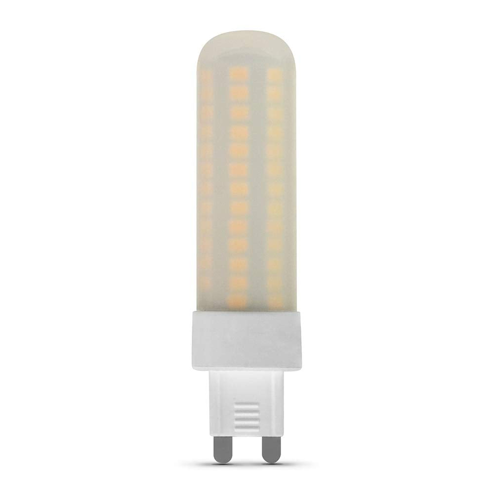 Feit Electric LED Light Bulb 60W Equivalent 3000K Warm White 1 Count Model BP60G9/830/LED Plastic