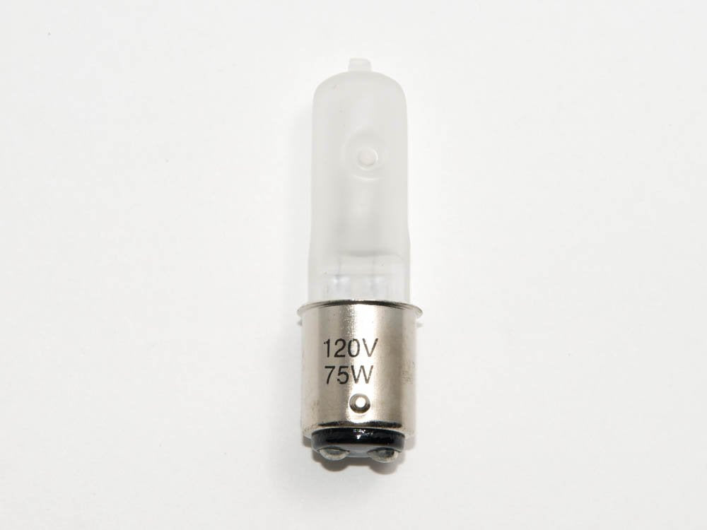 Bulbrite Halogen Bulb JD Type DC Base 75 Watt Frosted Glass 120V