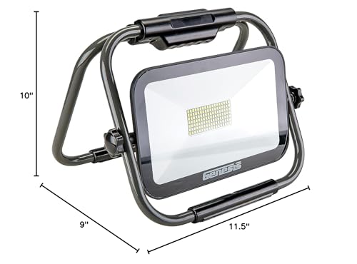 Genesis 6500 Lumen Led Work Light, All Metal Stand, Impact Resistant Lens 2 Year Warranty Gwl1265F