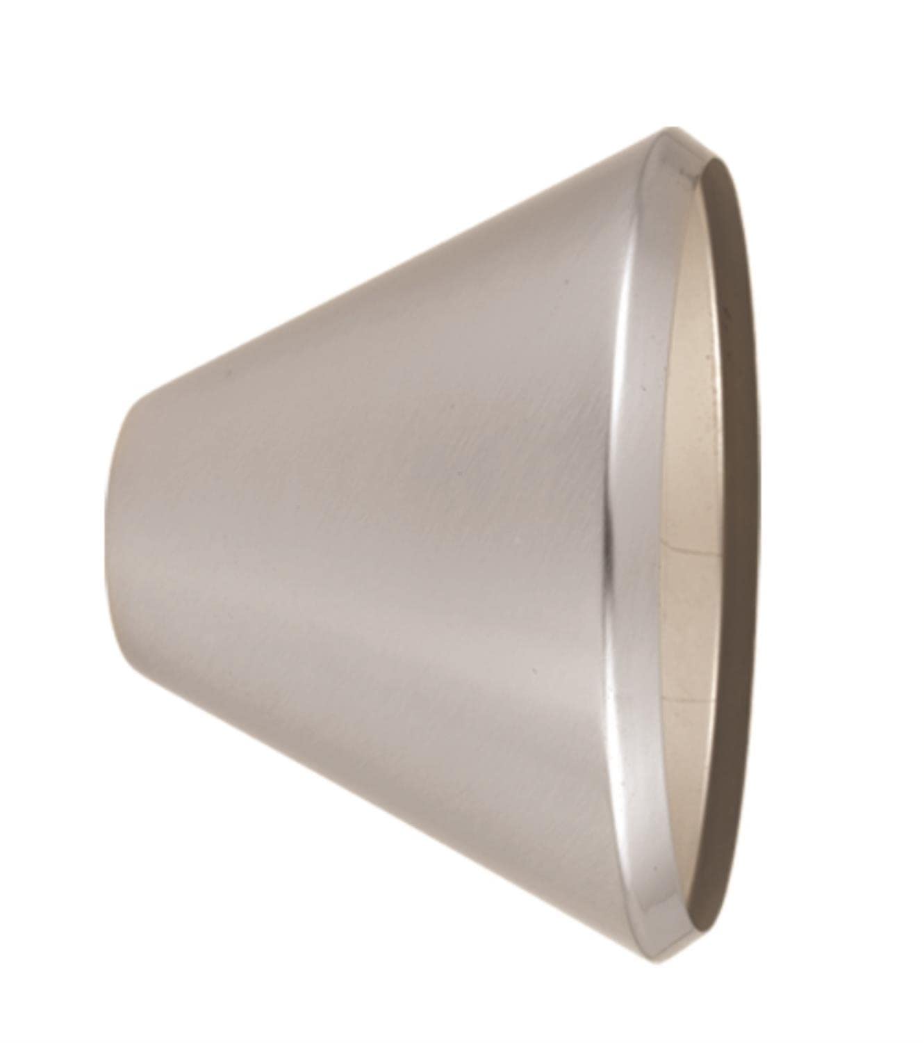 Cal PAR38 Brushed Steel Shade HT-223, Steel, 5.5 x 5.5 x 4.2 inches