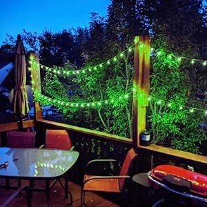 Solar String Lights Outdoor 120 Led 72 Ft Total, Crystal Globe Lights With 8 Lighting Modes, Waterproof Solar Powered Patio Lights For Garden Yard Porch Wedding Party Decor (Green)