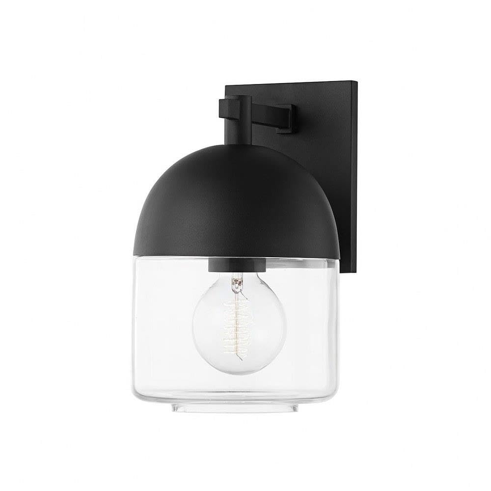 Troy Lighting B4507-TBK Zephyr - 1 Light Small Outdoor Wall Sconce-11.25 Inches Tall and 7 Inches Wide, Texture Black Finish wit