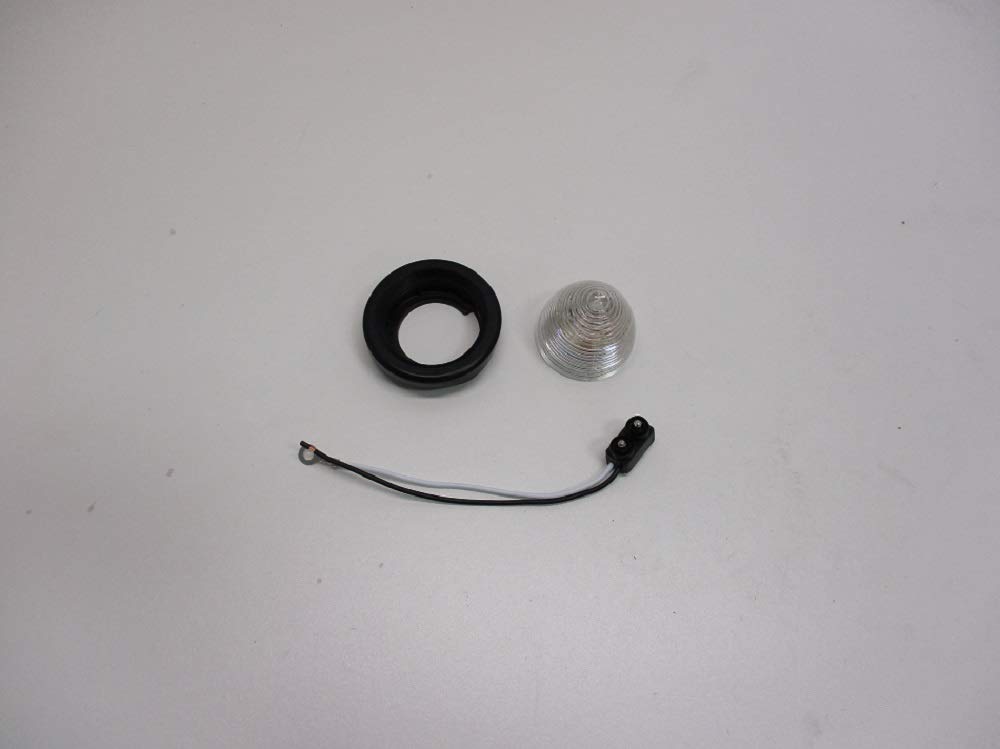 United Pacific 38367B - Clearance/Marker Light - Red Led/Clear Lens, Beehive Design, 2 In., 9 Led, Bulk