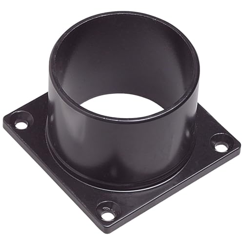 Design House Mayfield Outdoor Post Top Light With 3-Inch Pier Base Mount Fitter  Black  590299