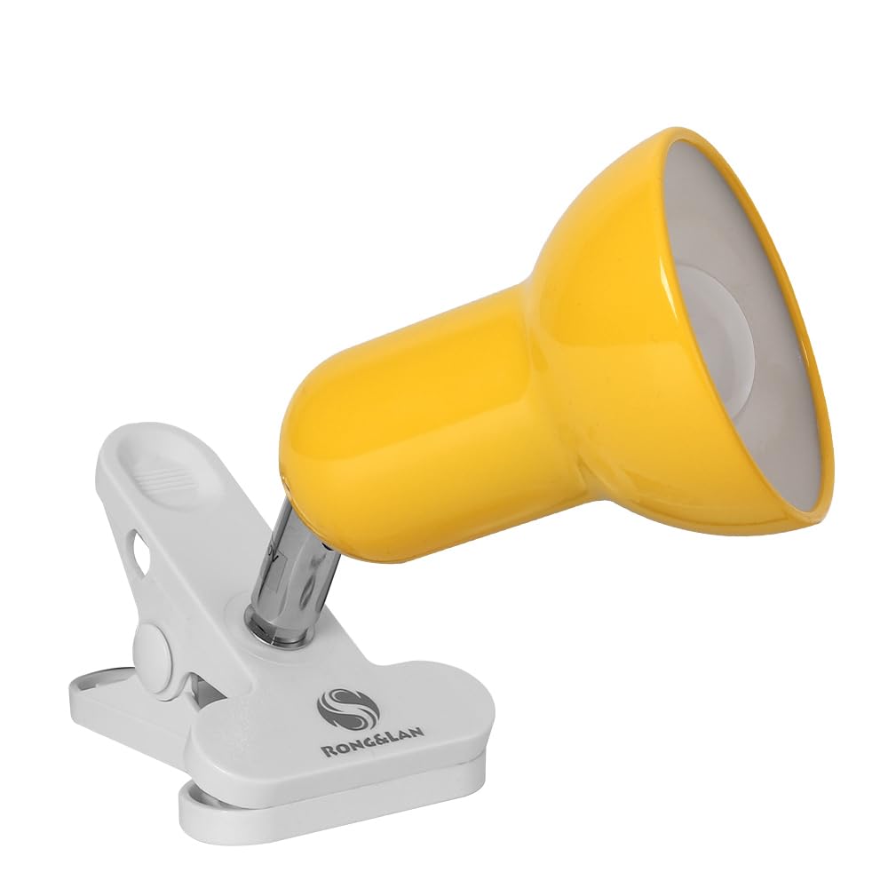 Sun-Rising Cilp on Light,360? Rotation Clip on Lamp Portable Book Reading Light,Clamp on Desk/Table/Bunk Bed/Cupboard HomeClamp 