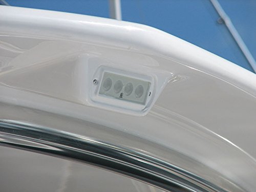 Lumitec 101099 Capri2 Led Flood Light, Flush Mount, White Housing, White Dimming, Blue Dimming, 4.91X 1.75-Inch