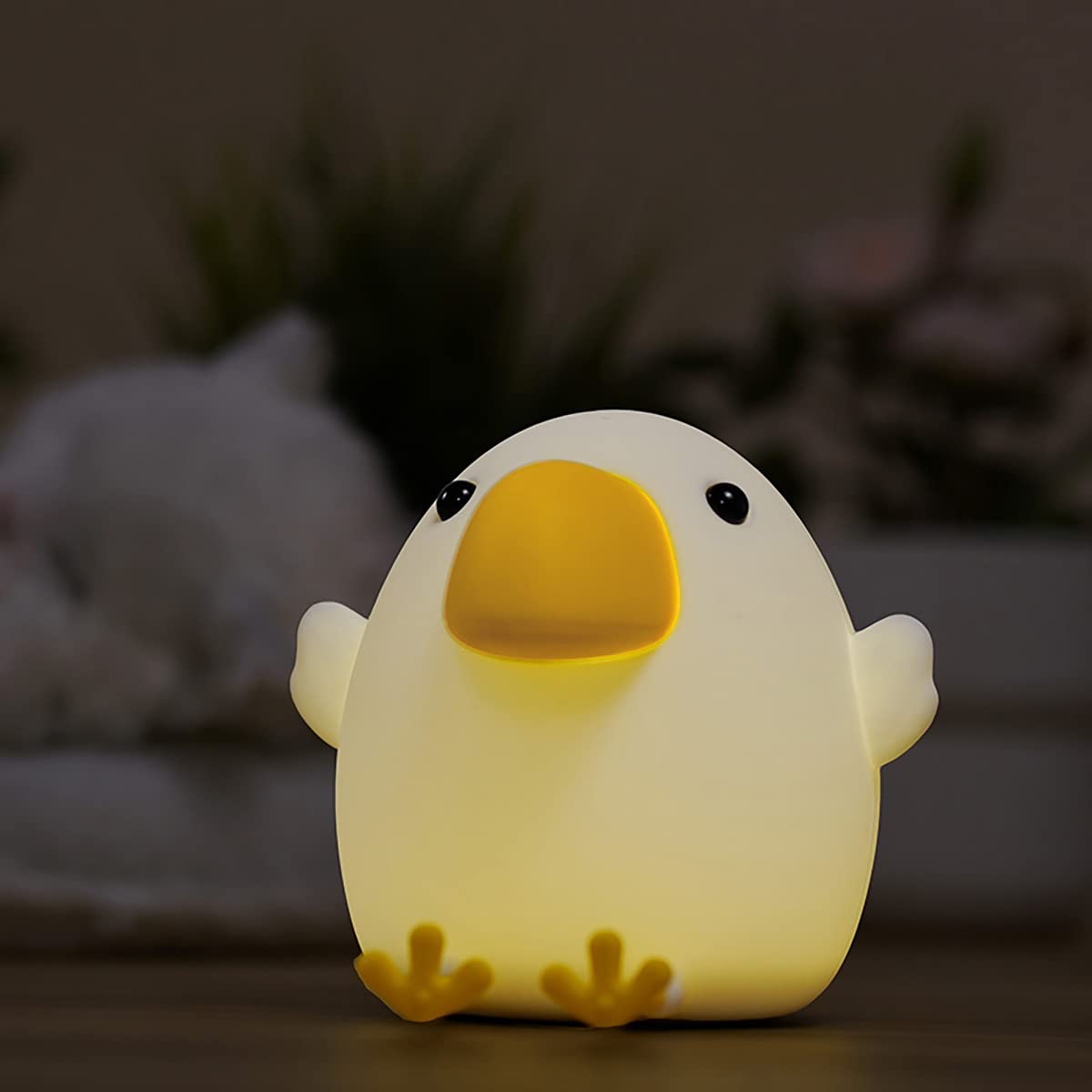 Ledholyt Kids Night Light - Cute Silicone Bird Lamp, Rechargeable, Perfect For Nursery, Bedroom, Toddler Gift
