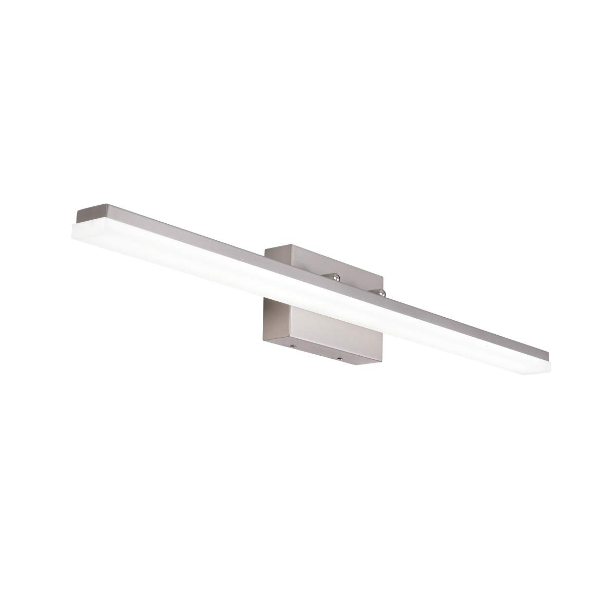 Mirrea 36In Modern Led Vanity Light For Bathroom Lighting Dimmable 36W Brushed Nickel (Cold White 5000K)