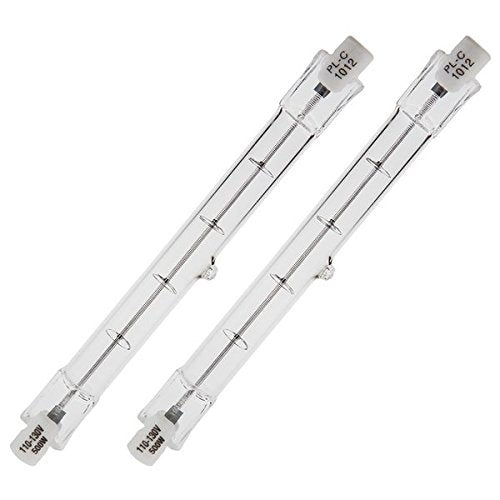 Ctkcom 500-Watt 4.7-Inch J Type T3 Halogen Bulbs(5 Pack) - 118Mm Double Ended 500 Watt 120 Volts T3 Halogen Bulbs R7S Double End