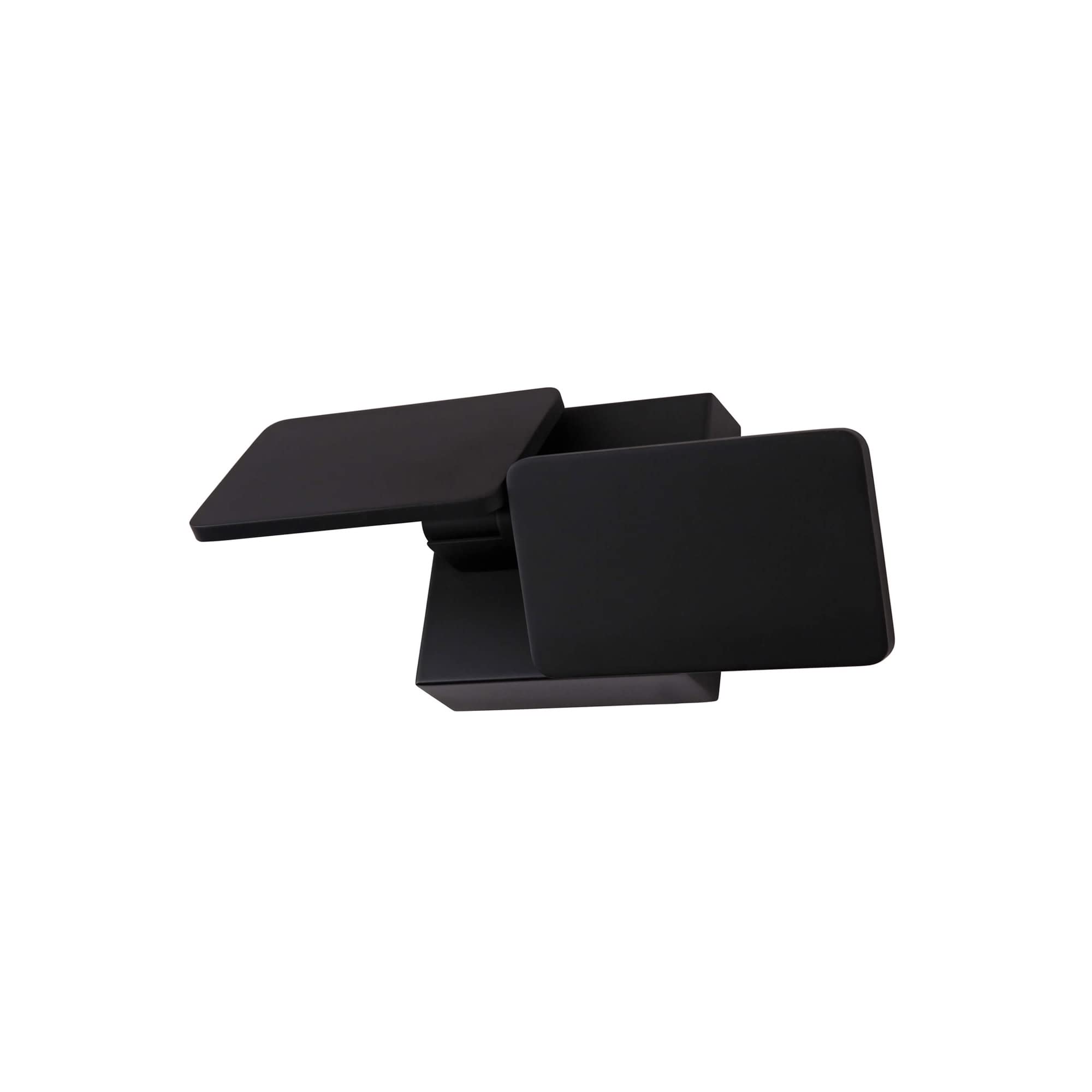 Vonn Eclipse 12" Black Led Wall Sconce Light Fixture, Rotative Design, Aluminum
